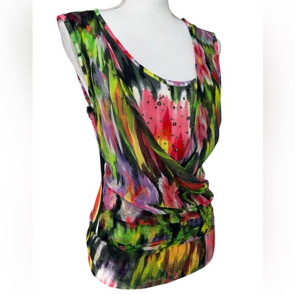 ALBERTO MAKALI / Colorful Tank Top / Medium - Picture 2 of 9